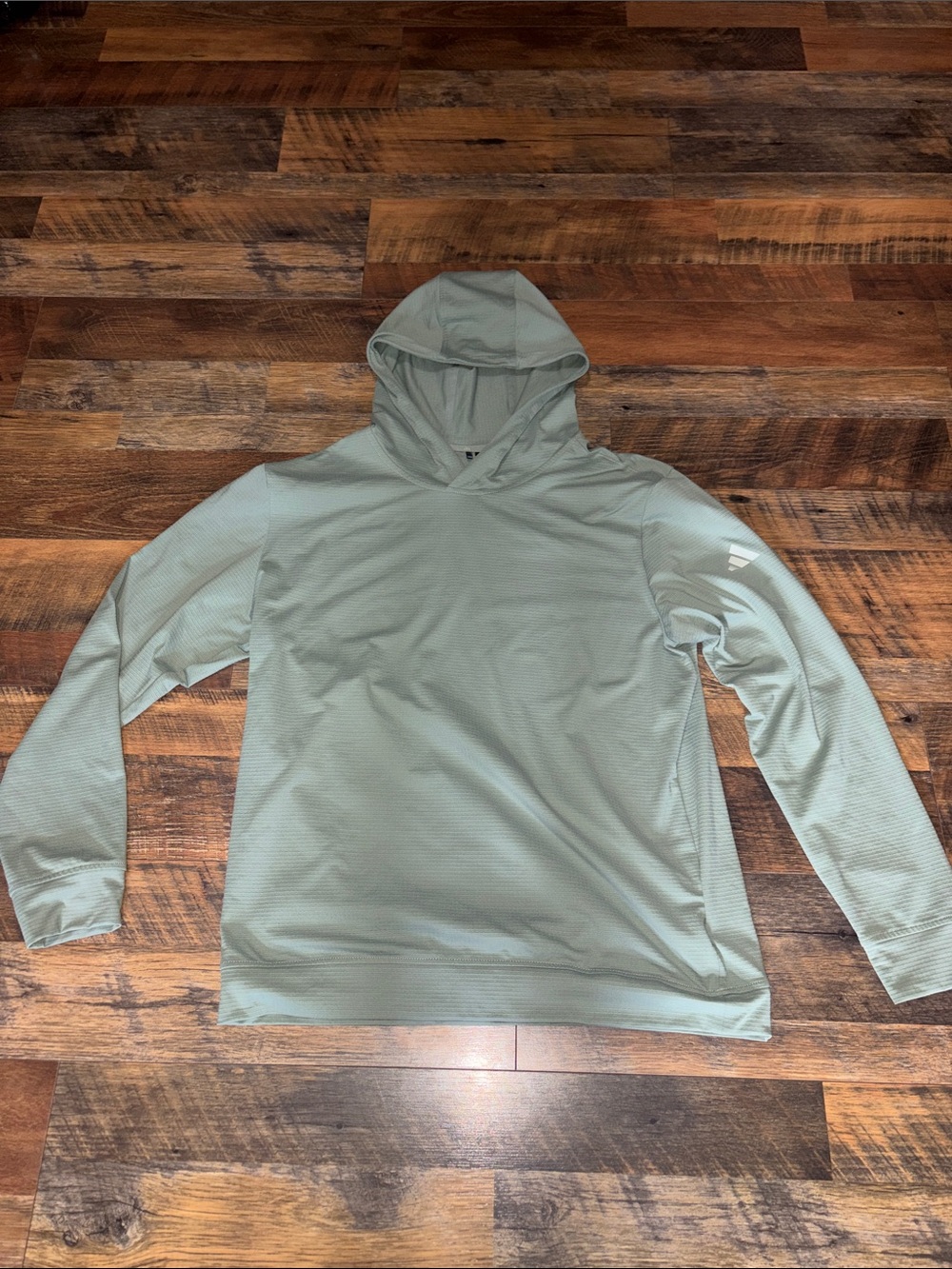 Adidas Men's Ultimate365 Elevated Hoodie in Silver Green